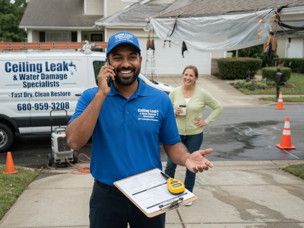 Ceiling Leak Cleanup Ukiah, OR FAQs